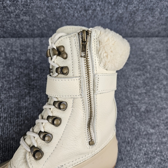 Sperry Duck Boots Womens Lambs Wool Ivory SHERPA Liner Size 9 STS82553 Winter - Picture 7 of 14